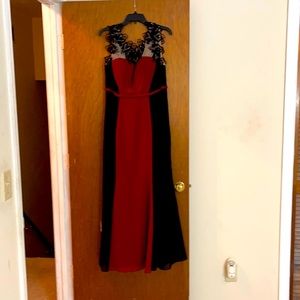 Sheer mermaid maxi dress